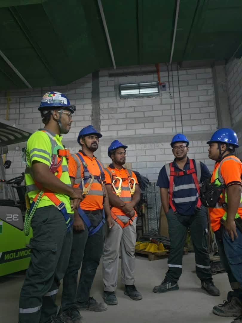 Vu & Cheng installation team at a project site